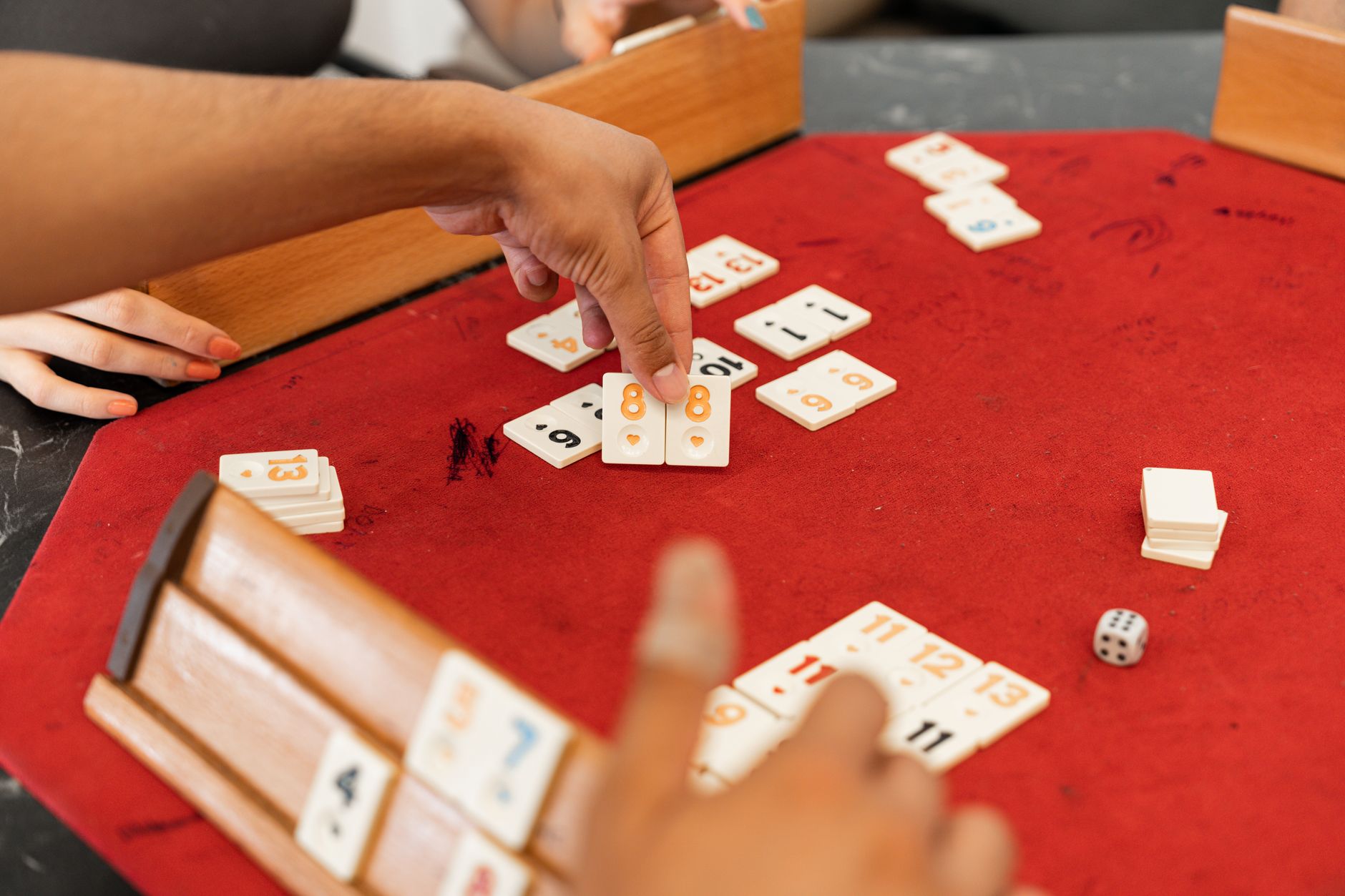 family board games on table