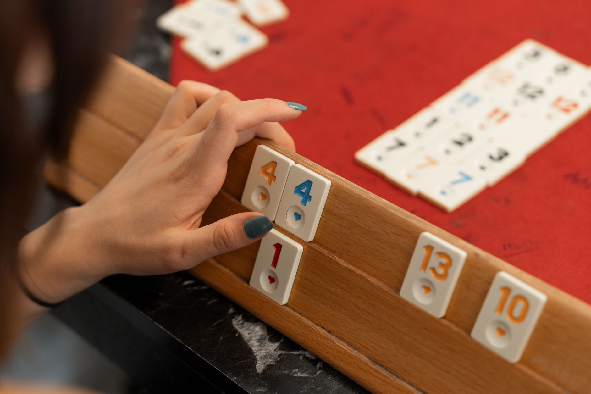 family board games on table