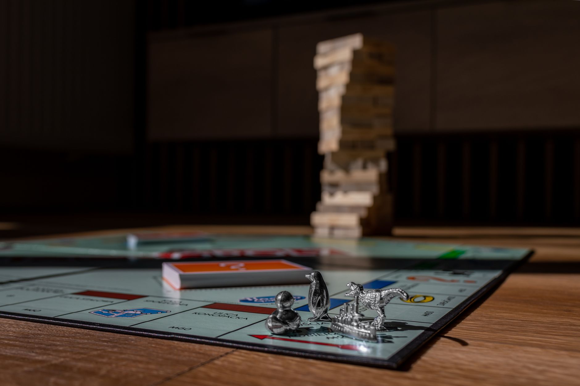 family board games on table
