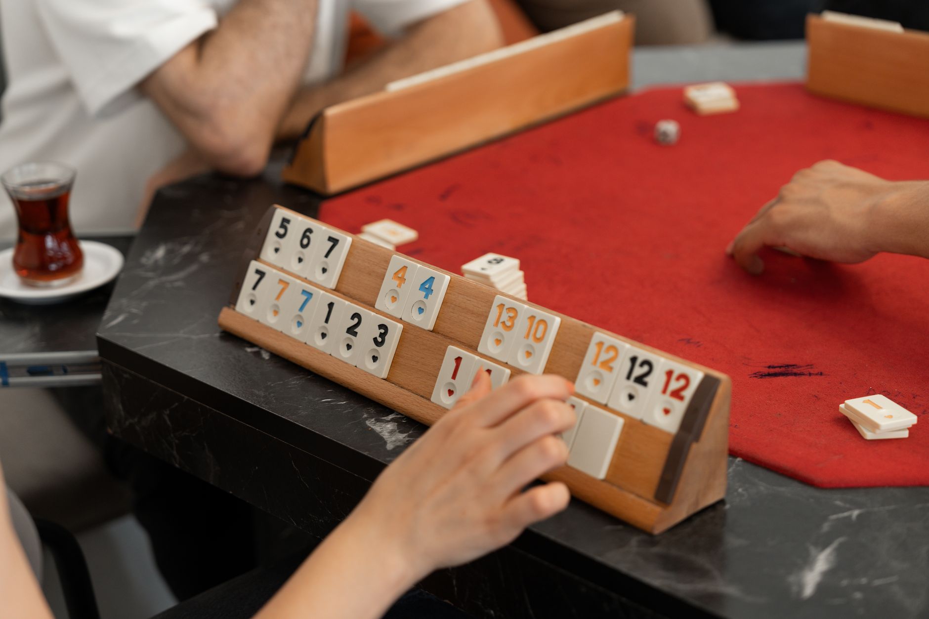 family board games on table